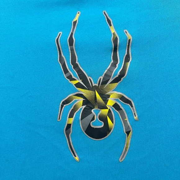 Spyder Boys Swim T-shirt Rash guard Light Blue Boys Size XL Great Condition - Picture 7 of 10